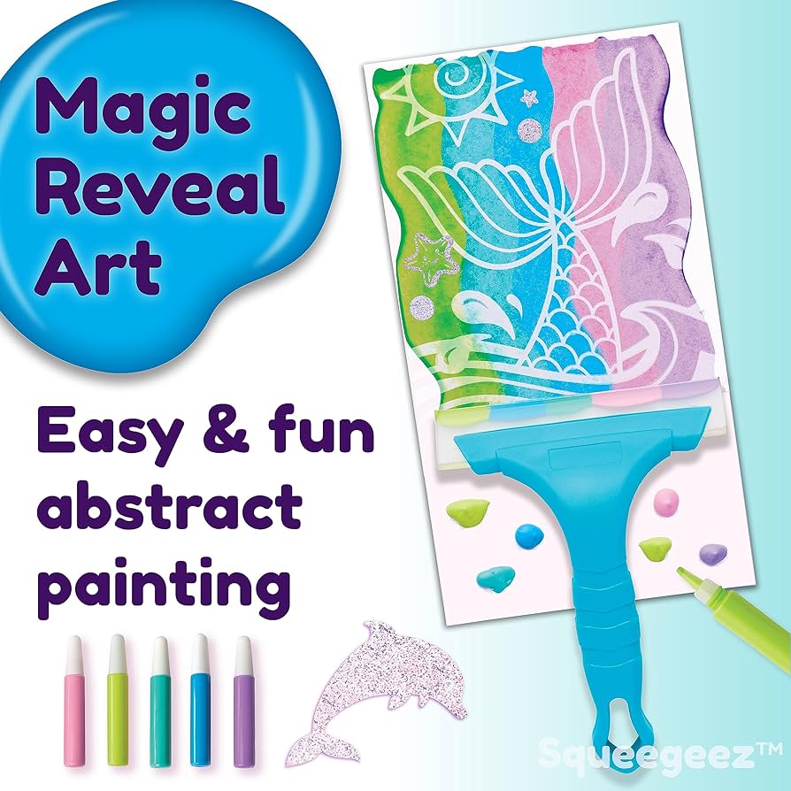 Amazon.com: Creativity for Kids Squeegeez Magic Reveal Craft Kit